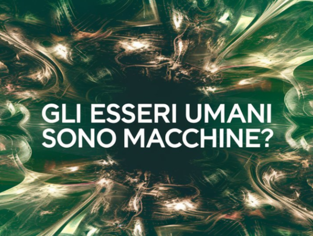 splash screen di Gli esseri umani sono macchine?